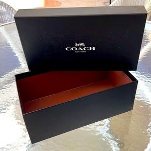 💯Authentic Coach New York Black shoe box 🎁
